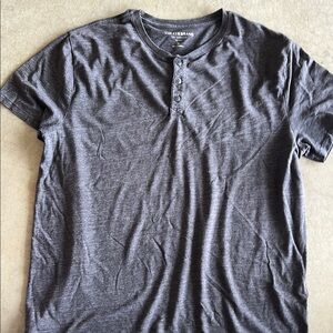 Gray Henley Shirt by Lucky Brand
